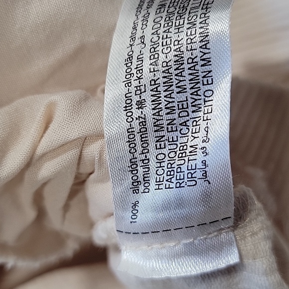 Zara Size XS Oversized Cream Colored Corduroy Shacket, Exc. Used Condition - Picture 12 of 12